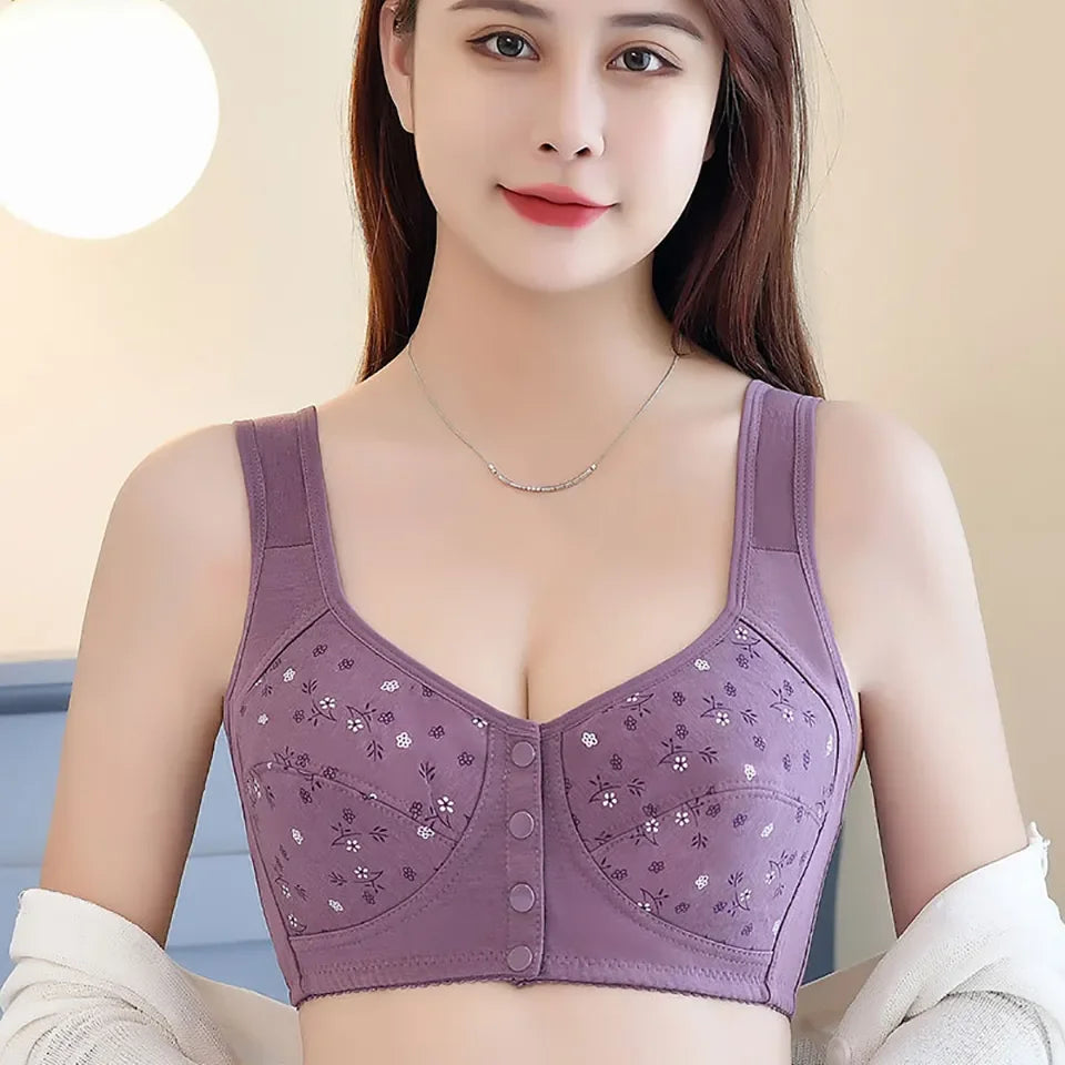 Maternity Nursing Button Bra
